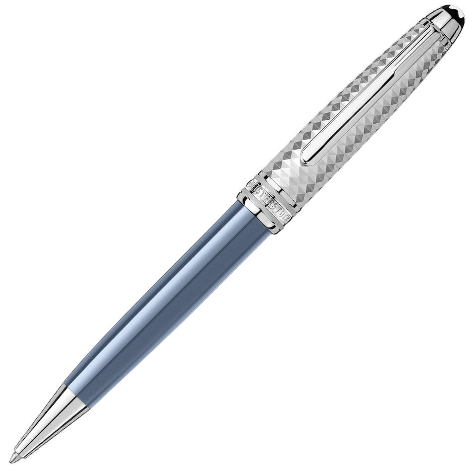 Montblanc Meisterstuck Glacier Doue Ballpoint Pen Blue by Montblanc at Cult Pens